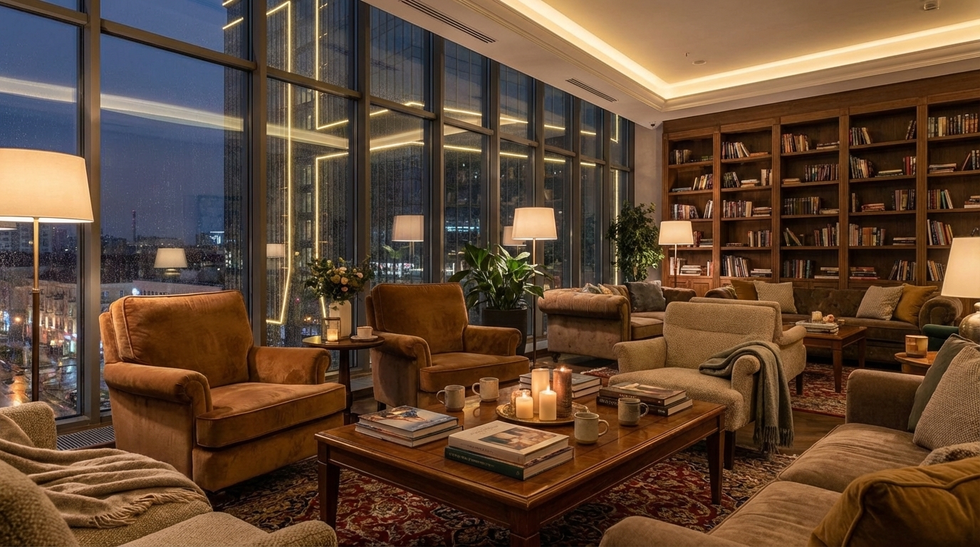 Приватная lounge-библиотека для резидентов